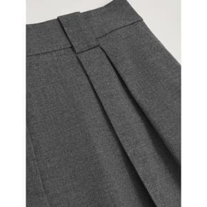 REISS Poppie Petite Wide Leg Pleated Trousers